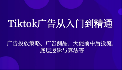 Tiktok广告从入门到精通,广告投放策略、广告测品、大促前中后投流、底层逻辑与算法等-颜夕资源网-第19张图片 Tiktok广告从入门到精通,广告投放策略、广告测品、大促前中后投流、底层逻辑与算法等-颜夕资源网-第19张图片