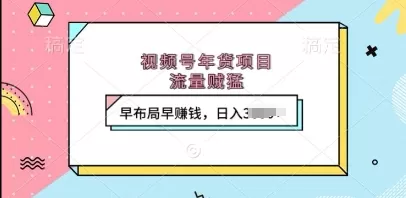 视频号年货项目,流量DD,早布局早挣钱,日入上k-颜夕资源网-第19张图片 视频号年货项目,流量DD,早布局早挣钱,日入上k-颜夕资源网-第19张图片