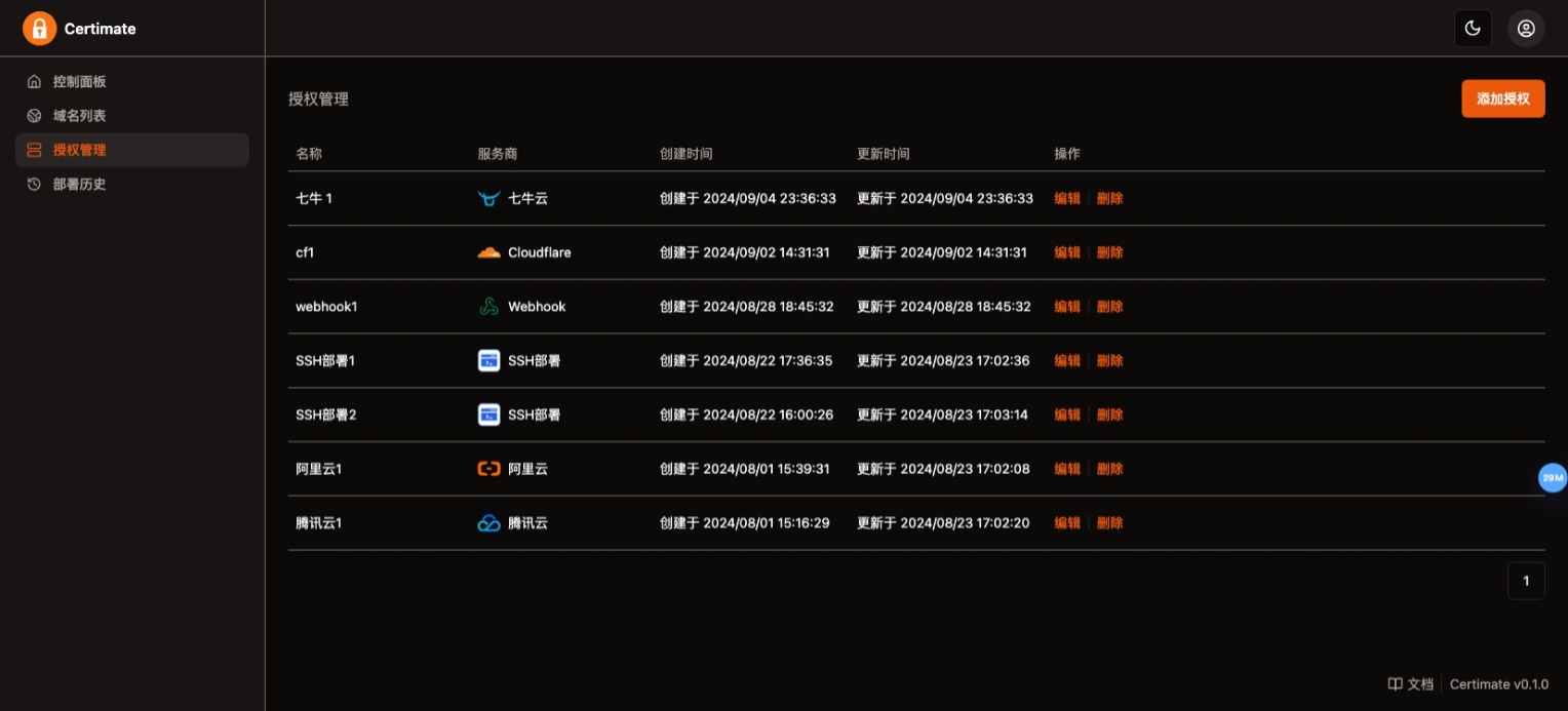 SSL证书管理系统工具网站源码,自动申请、部署SSL证书,并在证书即将过期时自动续期-颜夕资源网-第20张图片 SSL证书管理系统工具网站源码,自动申请、部署SSL证书,并在证书即将过期时自动续期-颜夕资源网-第20张图片