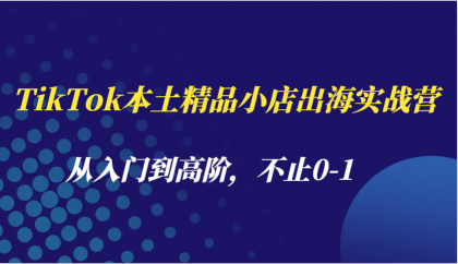 TikTok本土精品小店出海实战营,从入门到高阶,不止0-1-颜夕资源网-第19张图片 TikTok本土精品小店出海实战营,从入门到高阶,不止0-1-颜夕资源网-第19张图片