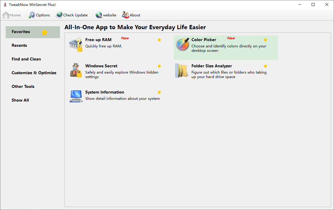 TweakNow WinSecret Plus 系统优化工具 v6.1.1 中文便携版-颜夕资源网-第19张图片 TweakNow WinSecret Plus 系统优化工具 v6.1.1 中文便携版-颜夕资源网-第19张图片