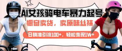 AI起号美女骑电车视频,日精准引流100+,轻松变现1W+-颜夕资源网-第19张图片 AI起号美女骑电车视频,日精准引流100+,轻松变现1W+-颜夕资源网-第19张图片