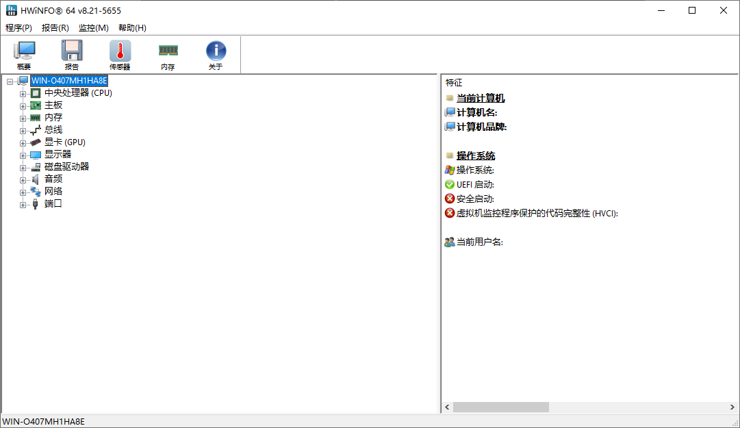 HWiNFO 专业系统信息诊断工具 v8.21.5655 便携版-颜夕资源网-第19张图片 HWiNFO 专业系统信息诊断工具 v8.21.5655 便携版-颜夕资源网-第19张图片
