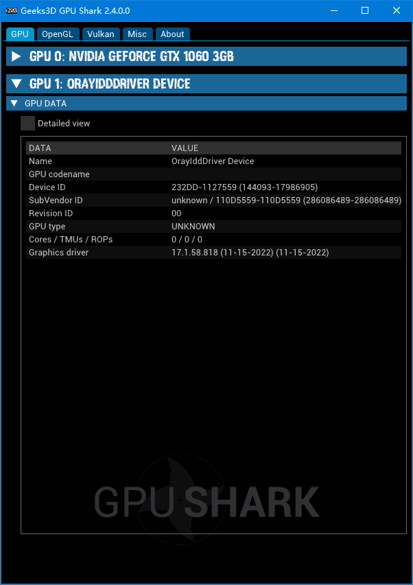 GPU Shark 显卡GPU监视工具 v2.7.0.0 绿色版-颜夕资源网-第19张图片 GPU Shark 显卡GPU监视工具 v2.7.0.0 绿色版-颜夕资源网-第19张图片