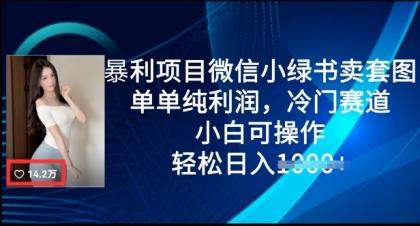 赚钱项目微信小绿书卖套图,仅仅净利润,小众跑道, 小白可实际操作,轻轻松松日入好几张-颜夕资源网-第19张图片 赚钱项目微信小绿书卖套图,仅仅净利润,小众跑道, 小白可实际操作,轻轻松松日入好几张-颜夕资源网-第19张图片