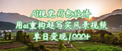 AI视觉效果治愈经济发展:用ai重新构建超写实美景视频,单日转现好几张-颜夕资源网-第19张图片 AI视觉效果治愈经济发展:用ai重新构建超写实美景视频,单日转现好几张-颜夕资源网-第19张图片
