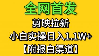 剪映拉新,小白实操单日收益1.1W+【附报白渠道】-颜夕资源网-第19张图片 剪映拉新,小白实操单日收益1.1W+【附报白渠道】-颜夕资源网-第19张图片