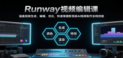 Runway视频编辑课,涵盖视频生成、编辑、优化,快速掌握影视级AI视频制作全栈技能-颜夕资源网-第19张图片 Runway视频编辑课,涵盖视频生成、编辑、优化,快速掌握影视级AI视频制作全栈技能-颜夕资源网-第19张图片