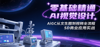 零基础精通AI视觉设计,AiGC从文生图到视频全流程,SD商业应用实战-颜夕资源网-第19张图片 零基础精通AI视觉设计,AiGC从文生图到视频全流程,SD商业应用实战-颜夕资源网-第19张图片