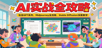 AI实战全攻略,包含GPT系列、Midjourney全流程、Stable Diffusion深度教学-颜夕资源网-第19张图片 AI实战全攻略,包含GPT系列、Midjourney全流程、Stable Diffusion深度教学-颜夕资源网-第19张图片