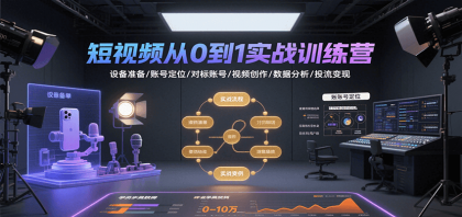 短视频从0到1实战训练营:设备准备/账号定位/对标账号/视频创作/数据分析/投流变现-颜夕资源网-第18张图片 短视频从0到1实战训练营:设备准备/账号定位/对标账号/视频创作/数据分析/投流变现-颜夕资源网-第18张图片