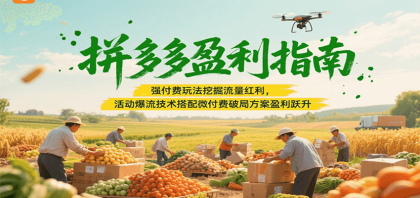 拼多多盈利指南:强付费玩法挖掘流量红利,活动爆流技术搭配微付费方案实现盈利跃升-颜夕资源网-第19张图片 拼多多盈利指南:强付费玩法挖掘流量红利,活动爆流技术搭配微付费方案实现盈利跃升-颜夕资源网-第19张图片