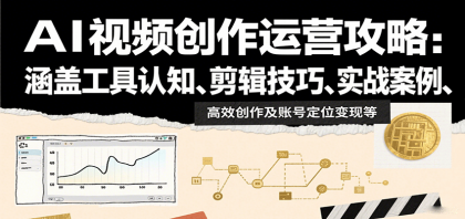AI视频创作运营攻略:涵盖工具认知、剪辑技巧、实战案例、高效创作及账号定位变现等-颜夕资源网-第19张图片 AI视频创作运营攻略:涵盖工具认知、剪辑技巧、实战案例、高效创作及账号定位变现等-颜夕资源网-第19张图片