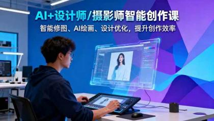 AI+设计师/摄影师智能创作课:智能修图、AI绘画、设计优化,提升创作效率-颜夕资源网-第19张图片 AI+设计师/摄影师智能创作课:智能修图、AI绘画、设计优化,提升创作效率-颜夕资源网-第19张图片
