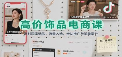 高价饰品电商课：高利润率选品，流量入池，全站推广与销量提升-颜夕资源网-第19张图片