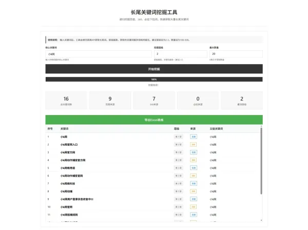 SEO关键词长尾词优化工具网页源码-颜夕资源网-第19张图片 SEO关键词长尾词优化工具网页源码-颜夕资源网-第19张图片
