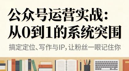 公众号运营实战:从0到1的系统突围-颜夕资源网-第19张图片 公众号运营实战:从0到1的系统突围-颜夕资源网-第19张图片