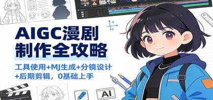 AIGC漫剧制作全攻略:工具使用+MJ生成+分镜设计+后期剪辑,0基础上手-颜夕资源网-第19张图片 AIGC漫剧制作全攻略:工具使用+MJ生成+分镜设计+后期剪辑,0基础上手-颜夕资源网-第19张图片