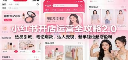 小红书开店运营全攻略2.0:选品引流,笔记爆款,达人变现,新手轻松起店盈利-颜夕资源网-第19张图片 小红书开店运营全攻略2.0:选品引流,笔记爆款,达人变现,新手轻松起店盈利-颜夕资源网-第19张图片