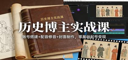 历史博主实战课:账号搭建+配音修音+封面制作,零基础起号变现-颜夕资源网-第19张图片 历史博主实战课:账号搭建+配音修音+封面制作,零基础起号变现-颜夕资源网-第19张图片