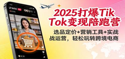 2025打爆TikTok变现陪跑营:选品定价+营销工具+实战运营,轻松玩转跨境电商-颜夕资源网-第19张图片 2025打爆TikTok变现陪跑营:选品定价+营销工具+实战运营,轻松玩转跨境电商-颜夕资源网-第19张图片