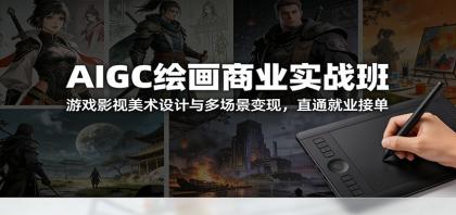 AIGC绘画商业实战班:游戏影视美术设计与多场景变现,直通就业接单-颜夕资源网-第19张图片 AIGC绘画商业实战班:游戏影视美术设计与多场景变现,直通就业接单-颜夕资源网-第19张图片