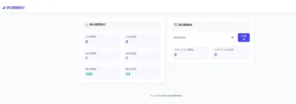 梦幻数据统计1.0版本,拉新推广可以后台指定数据的-颜夕资源网-第20张图片 梦幻数据统计1.0版本,拉新推广可以后台指定数据的-颜夕资源网-第20张图片