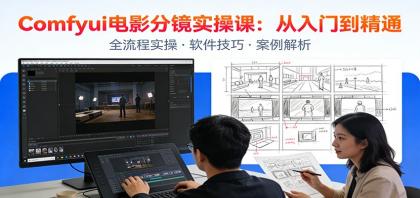 ComfyUI电影分镜实操课:分镜一致性,全流程AI视频制作,零基础也能做专业分镜-颜夕资源网-第19张图片 ComfyUI电影分镜实操课:分镜一致性,全流程AI视频制作,零基础也能做专业分镜-颜夕资源网-第19张图片