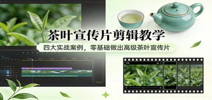 茶叶宣传片剪辑教学：四大实战案例，零基础做出高级茶叶宣传片-颜夕资源网-第19张图片