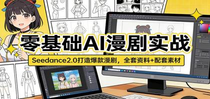 零基础AI漫剧实战:Seedance2.0打造爆款漫剧,全套资料+配套素材-颜夕资源网-第19张图片 零基础AI漫剧实战:Seedance2.0打造爆款漫剧,全套资料+配套素材-颜夕资源网-第19张图片