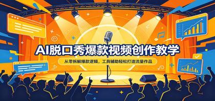 AI脱口秀爆款视频创作教学：从零拆解爆款逻辑，工具辅助轻松打造流量作品-颜夕资源网-第19张图片