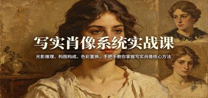 写实肖像系统实战课:光影推理、构图构成、色彩置换,手把手教你掌握写实肖像核心方法-颜夕资源网-第19张图片 写实肖像系统实战课:光影推理、构图构成、色彩置换,手把手教你掌握写实肖像核心方法-颜夕资源网-第19张图片