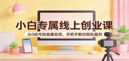 小白专属线上创业课：从0起号到直播变现，手把手教你轻松盈利-颜夕资源网-第19张图片