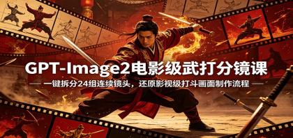 GPT-Image2电影级武打分镜课:一键拆分24组连续镜头,还原影视级打斗画面制作流程-颜夕资源网-第19张图片 GPT-Image2电影级武打分镜课:一键拆分24组连续镜头,还原影视级打斗画面制作流程-颜夕资源网-第19张图片