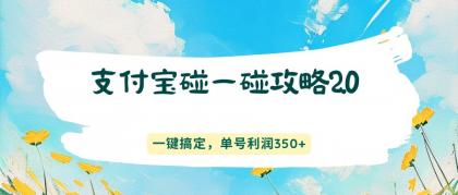 支付宝碰一碰攻略2.0,一键搞定,单号利润350+-颜夕资源网-第19张图片 支付宝碰一碰攻略2.0,一键搞定,单号利润350+-颜夕资源网-第19张图片