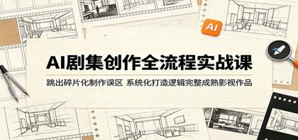 AI剧集创作全流程实战课:跳出碎片化制作误区,系统化打造逻辑完整成熟影视作品-颜夕资源网-第19张图片 AI剧集创作全流程实战课:跳出碎片化制作误区,系统化打造逻辑完整成熟影视作品-颜夕资源网-第19张图片