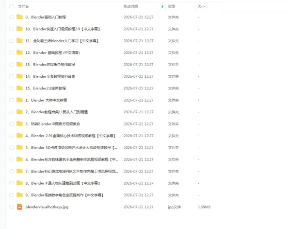 Blender建模全套教程+安装包+插件，小白也能轻松上手-颜夕资源网-第19张图片